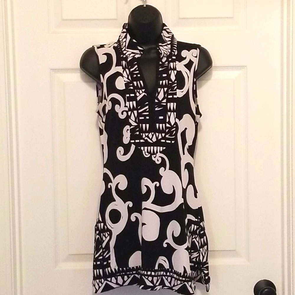 Patterned tunic